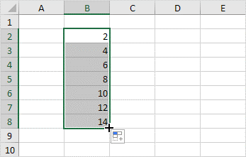 ایجاد الگو برای پر کردن خودکار سلول ها در نرم افزار اکسل