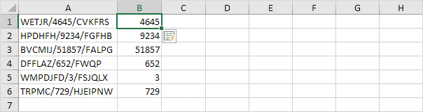 استفاده از گزینه Flash Fill برای جداکردن بخش های مهم از یک عبارت در اکسل