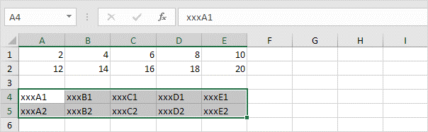 جایگزین کردن مقادیر سلول ها در اکسل با استفاده از Replacement